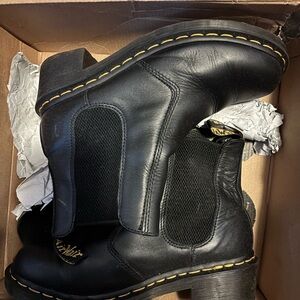 Dr. Martens Black Leather Chelsea Boots